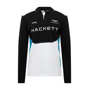 Hackett London Tričko  modrá / bílá / černá