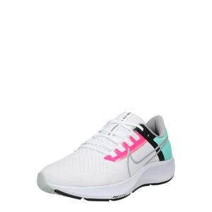 NIKE Běžecká obuv 'Pegasus 38'  bílá / černá / nefritová / pink