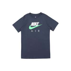Nike Sportswear Tričko  marine modrá / bílá / mátová