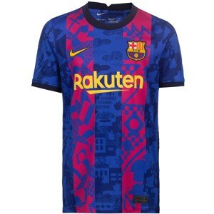 NIKE Funkční tričko 'FC Barcelona 21-22 3rd'  modrá / mix barev