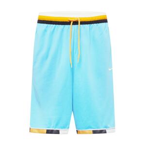 NIKE Sportovní kalhoty  aqua modrá / žlutá / bílá / černá
