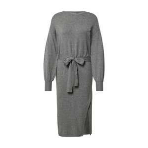 VILA Úpletové šaty 'Evie' šedý melír