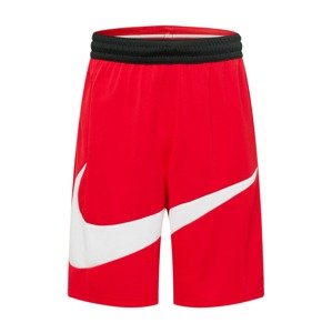 NIKE Sportovní kalhoty  červená / bílá / černá