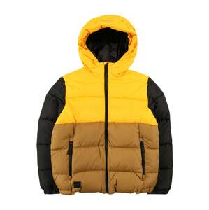 ICEPEAK Outdoorová bunda 'Kirkman' velbloudí / limone / černá