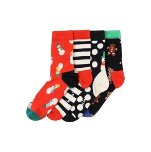 Happy Socks Ponožky  mix barev / červená / bílá / černá / marine modrá / hnědá