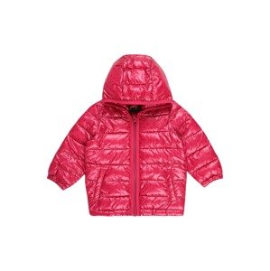 UNITED COLORS OF BENETTON Zimní bunda  pink / černá
