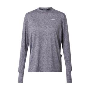 NIKE Funkční tričko 'Element'  fialový melír / světle šedá