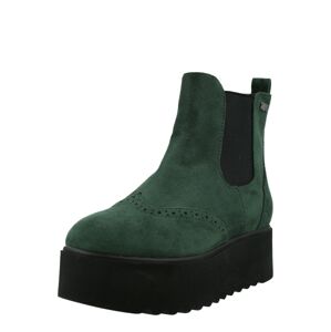 ZABAIONE Chelsea boty 'Isabel'  černá / tmavě zelená