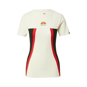 ELLESSE Funkční tričko 'Frankia'  bílá / červená / černá / šedá / oranžová