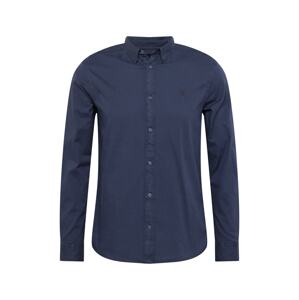 AllSaints Košile 'Hawthorne'  námořnická modř / antracitová