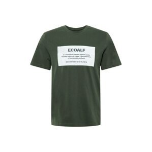 ECOALF Tričko 'NEW NATALF'  zelená / bílá