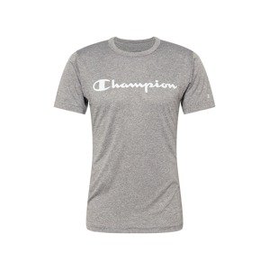Champion Authentic Athletic Apparel Funkční tričko  šedý melír / bílá