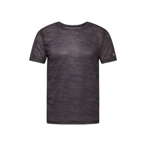 Champion Authentic Athletic Apparel Funkční tričko  černá / tmavě šedá