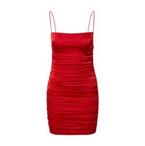 Love Triangle Koktejlové šaty  červená