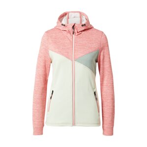 KILLTEC Sportovní bunda  růžový melír / šedá / bílá