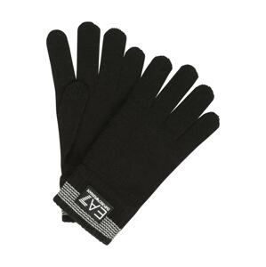 EA7 Emporio Armani Prstové rukavice  černá
