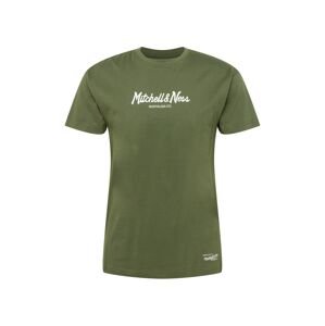 Mitchell & Ness Tričko  zelená / bílá