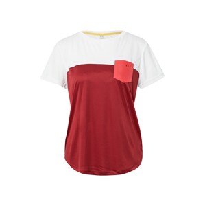 ROXY Funkční tričko 'ALONG THE RIVER'  burgundská červeň / melounová / bílá