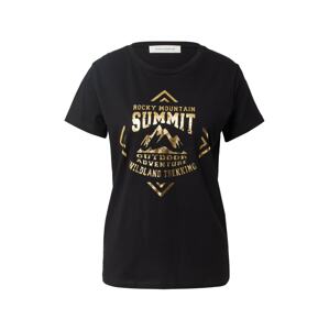 Sofie Schnoor Shirt 'WCADY'  černá / zlatá