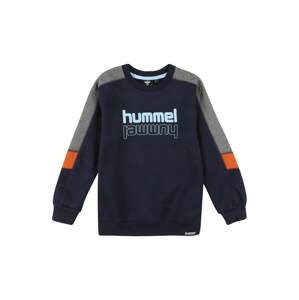 Hummel Sportovní mikina  oranžová / námořnická modř / světlemodrá / šedý melír