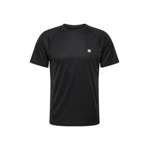 Superdry Funkční tričko  černá / bílá / světle šedá