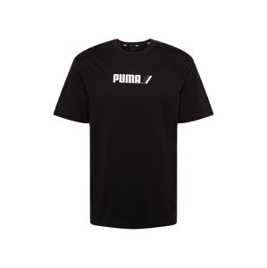 PUMA Funkční tričko 'RADCAL'  černá / bílá