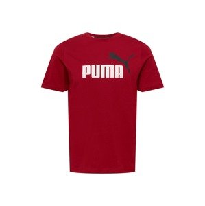 PUMA Funkční tričko  červená / černá / bílá