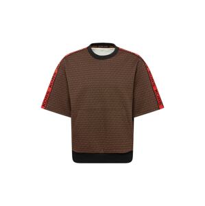Michael Kors T-Shirt  hnědá / černá / červená