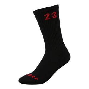 Jordan Ponožky  červená / černá