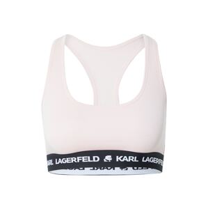 Karl Lagerfeld Podprsenka  pastelově růžová / černá / bílá