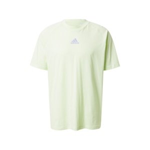 ADIDAS PERFORMANCE Funkční tričko  pastelově zelená / šedá / aqua modrá / chladná modrá / světle fialová