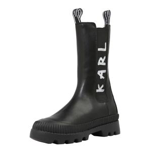 Karl Lagerfeld Chelsea boty 'TREKKA II'  černá / bílá