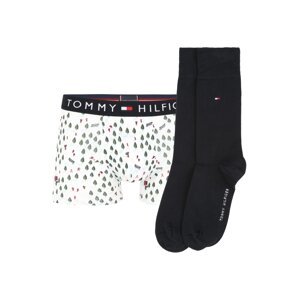 Tommy Hilfiger Underwear Boxerky 'Trunk & Sock'  bílá / opálová / tmavě zelená / červená / černá