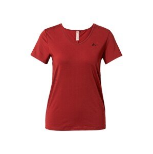 ONLY PLAY Funkční tričko 'NASHA'  režná / rezavě červená / černá