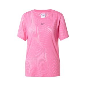 Reebok Sport Funkční tričko 'Burnout'  pink / černá