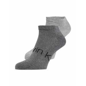 Calvin Klein Underwear Ponožky  šedá / šedý melír / černá
