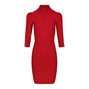 Morgan Úpletové šaty '212-RMTO'  červená
