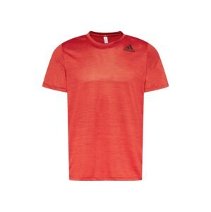 ADIDAS PERFORMANCE Funkční tričko  červený melír / černá