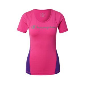Champion Authentic Athletic Apparel Funkční tričko  tmavě růžová / tmavě modrá / šedá