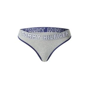 Tommy Hilfiger Underwear Tanga  šedá / bílá / tmavě fialová