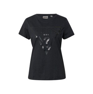 GUESS Funkční tričko 'ADELE'  ultramarínová modř / černá
