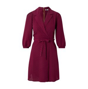 Closet London Košilové šaty  burgundská červeň
