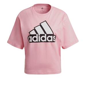 ADIDAS SPORTSWEAR Funkční tričko  světle růžová / černá / bílá