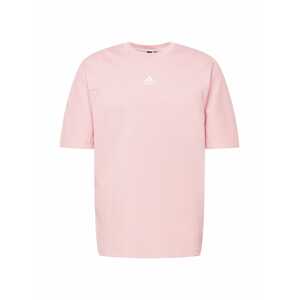ADIDAS PERFORMANCE Funkční tričko 'Studio Lounge'  růžová / bílá