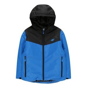 4F Outdoorová bunda  černá / královská modrá