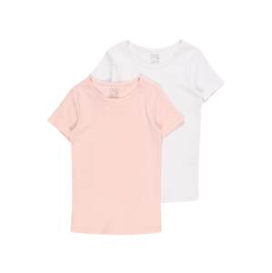OVS Tričko  světle růžová / bílá
