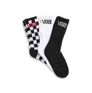 VANS Ponožky 'BY CLASSIC CREW BOYS (1-6)'  červená / černá / bílá