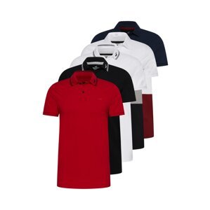 HOLLISTER Tričko  bílá / červená / černá / šedý melír / námořnická modř