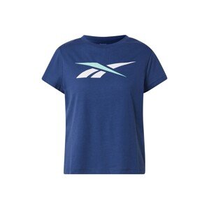 Reebok Sport Funkční tričko  modrá / tyrkysová / bílá