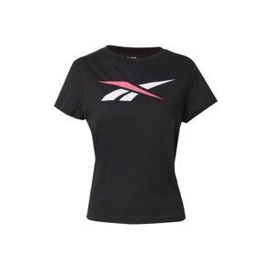 Reebok Sport Funkční tričko  pink / černá / bílá